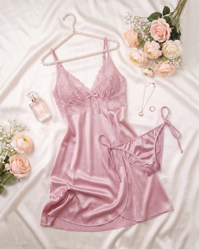 Women's Baby Doll Nighty Set