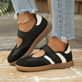 Women's Breathable Hook & Loop Walking Sneakers — Soft Sole, Non-Slip, Casual & Travel