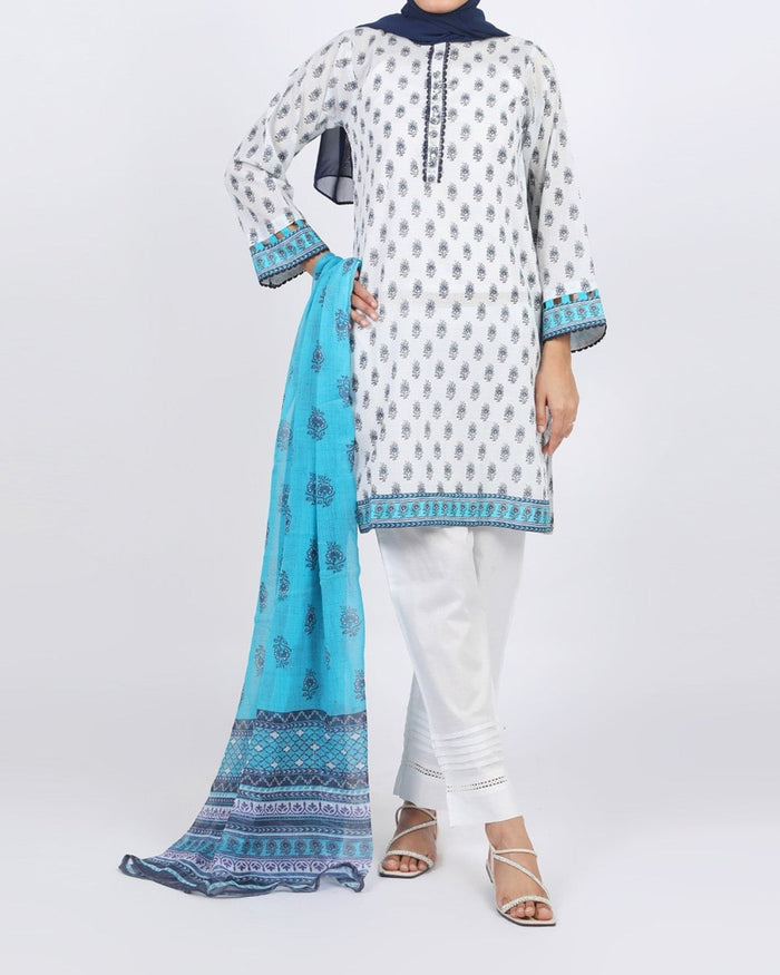 WomenÃƒÆ’Ã†â€™Ãƒâ€ Ã¢â‚¬â„¢ÃƒÆ’Ã¢â‚¬Å¡Ãƒâ€šÃ‚Â¢ÃƒÆ’Ã†â€™Ãƒâ€šÃ‚Â¢ÃƒÆ’Ã‚Â¢ÃƒÂ¢Ã¢â‚¬Å¡Ã‚Â¬Ãƒâ€¦Ã‚Â¡ÃƒÆ’Ã¢â‚¬Å¡Ãƒâ€šÃ‚Â¬ÃƒÆ’Ã†â€™Ãƒâ€šÃ‚Â¢ÃƒÆ’Ã‚Â¢ÃƒÂ¢Ã¢â‚¬Å¡Ã‚Â¬Ãƒâ€¦Ã‚Â¾ÃƒÆ’Ã¢â‚¬Å¡Ãƒâ€šÃ‚Â¢s Stitched 3-Piece Cotton Suit ÃƒÆ’Ã†â€™Ãƒâ€ Ã¢â‚¬â„¢ÃƒÆ’Ã¢â‚¬Å¡Ãƒâ€šÃ‚Â¢ÃƒÆ’Ã†â€™Ãƒâ€šÃ‚Â¢ÃƒÆ’Ã‚Â¢ÃƒÂ¢Ã¢â‚¬Å¡Ã‚Â¬Ãƒâ€¦Ã‚Â¡ÃƒÆ’Ã¢â‚¬Å¡Ãƒâ€šÃ‚Â¬ÃƒÆ’Ã†â€™Ãƒâ€šÃ‚Â¢ÃƒÆ’Ã‚Â¢ÃƒÂ¢Ã¢â€šÂ¬Ã…Â¡Ãƒâ€šÃ‚Â¬ÃƒÆ’Ã¢â‚¬Â¦ÃƒÂ¢Ã¢â€šÂ¬Ã…â€œ White & Blue, Women Shalwar Suits, Eminent, Chase Value