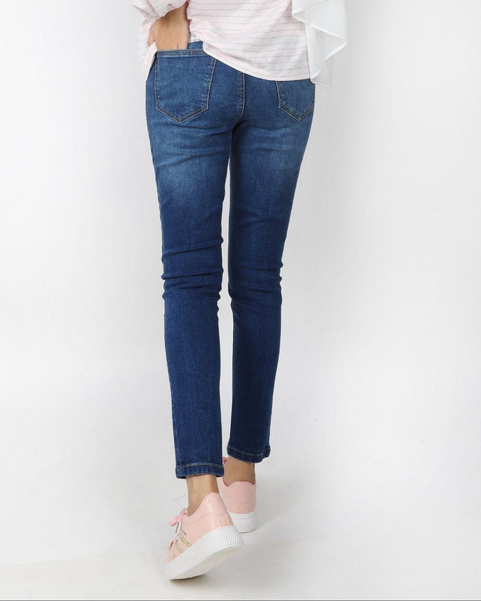 Women's Denim Pant - Mid Blue