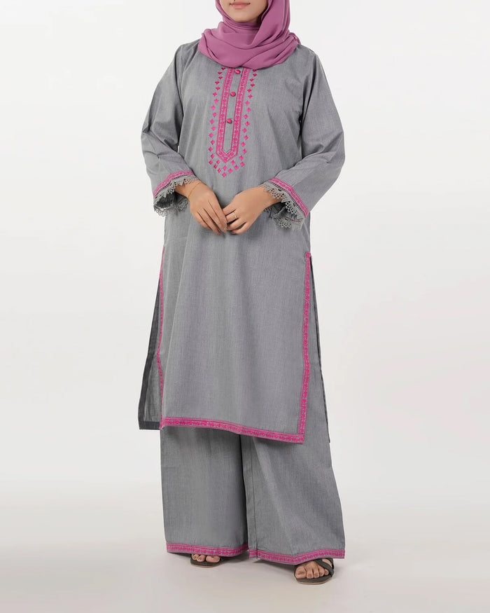 Women's Embroidered 2 Pc