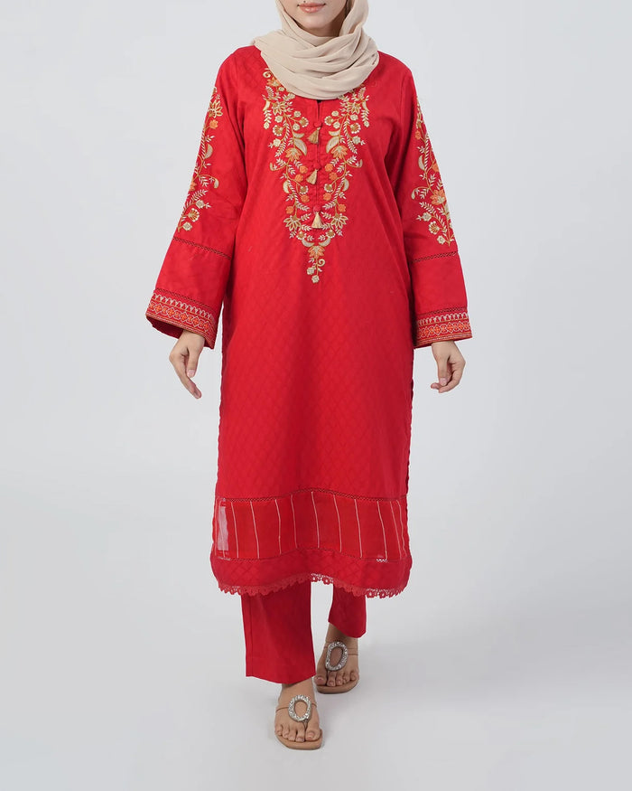 Women's Embroidered 2 Pc