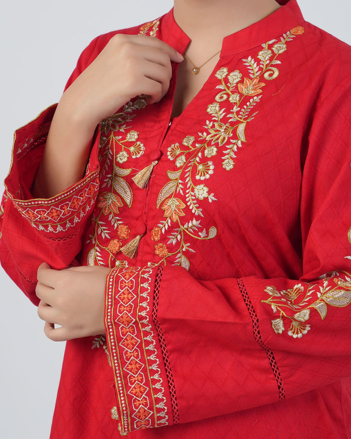 Women's Embroidered 2 Pc