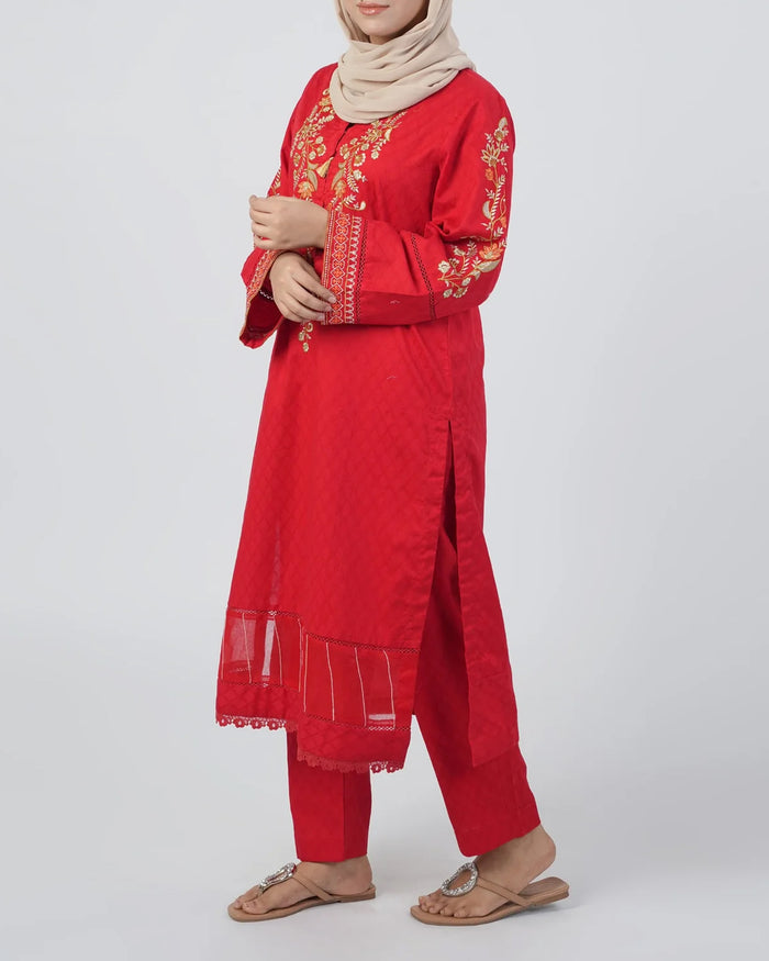 Women's Embroidered 2 Pc