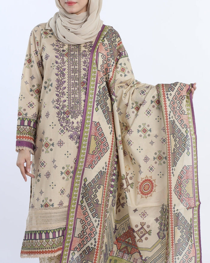 Women's Embroidered 3 Pc