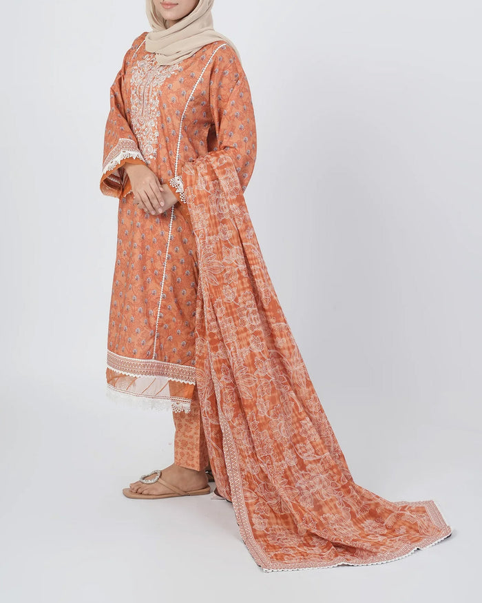 Women's Embroidered 3 Pc