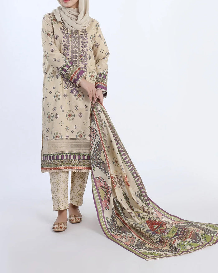 Women's Embroidered 3 Pc