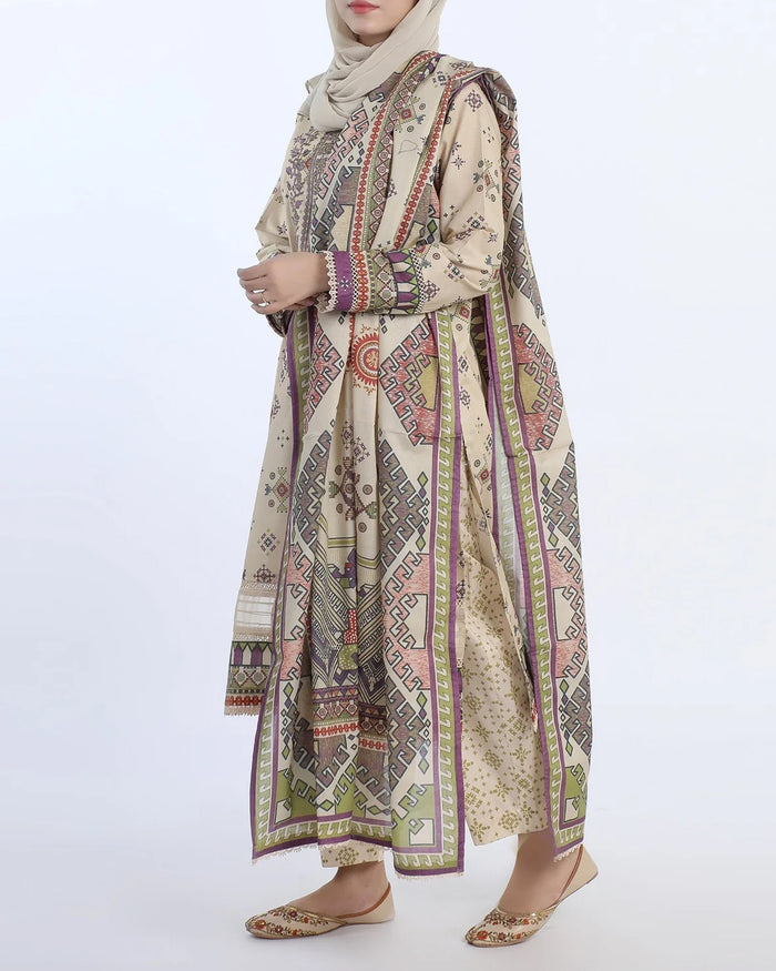 Women's Embroidered 3 Pc