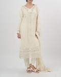 Women's Embroidered Luxury Chiffon 3 Pc