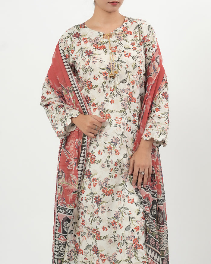 Women's Essential Printed 3 Pc