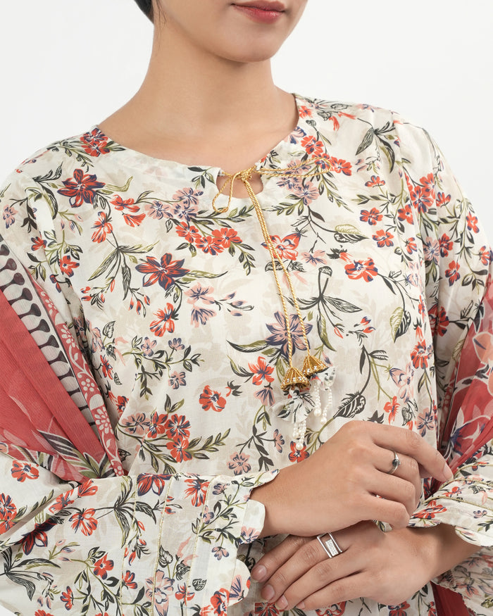 Women's Essential Printed 3 Pc