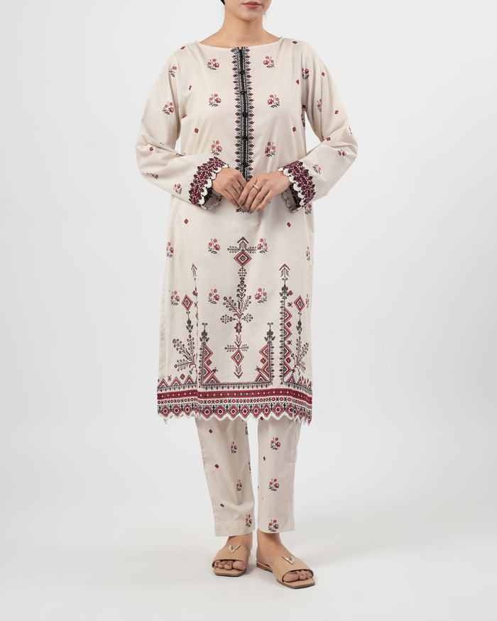Women's Essentials Printed 2 Pc