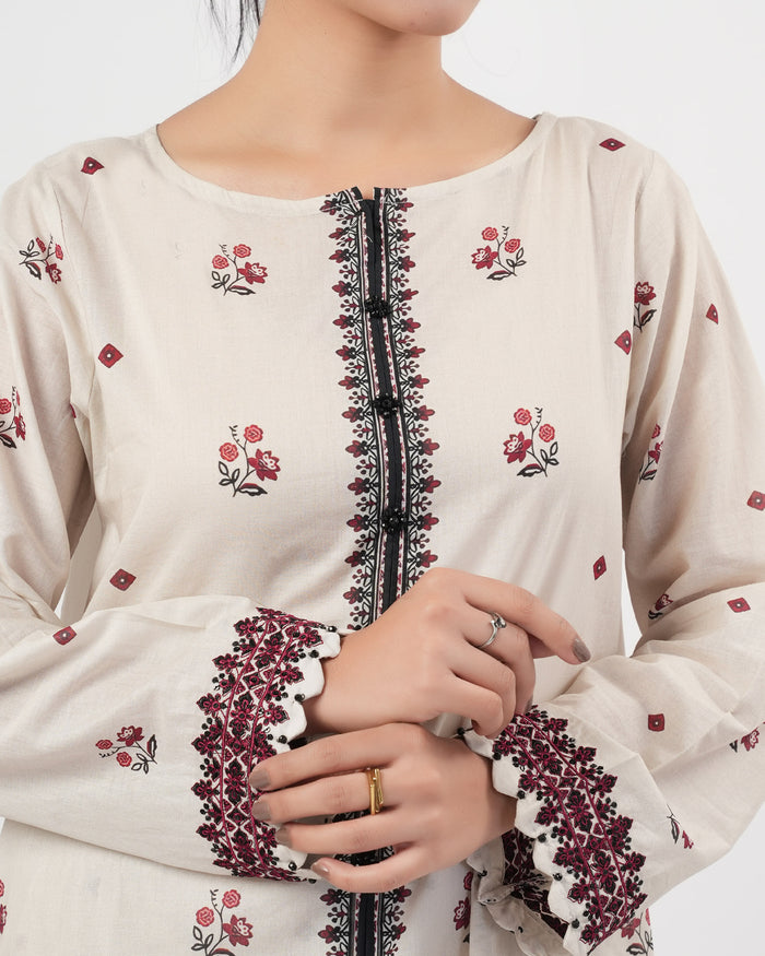 Women's Essentials Printed 2 Pc
