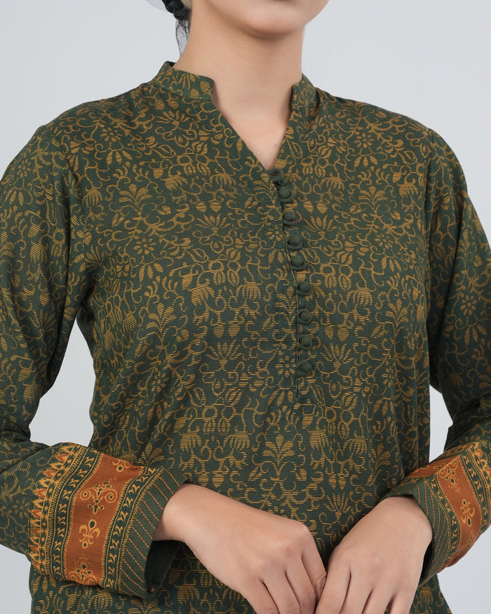 Women's Khaddar Printed 3 Pc