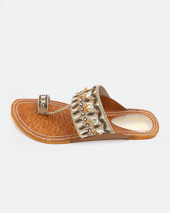 Women's Leather Kolhapuri