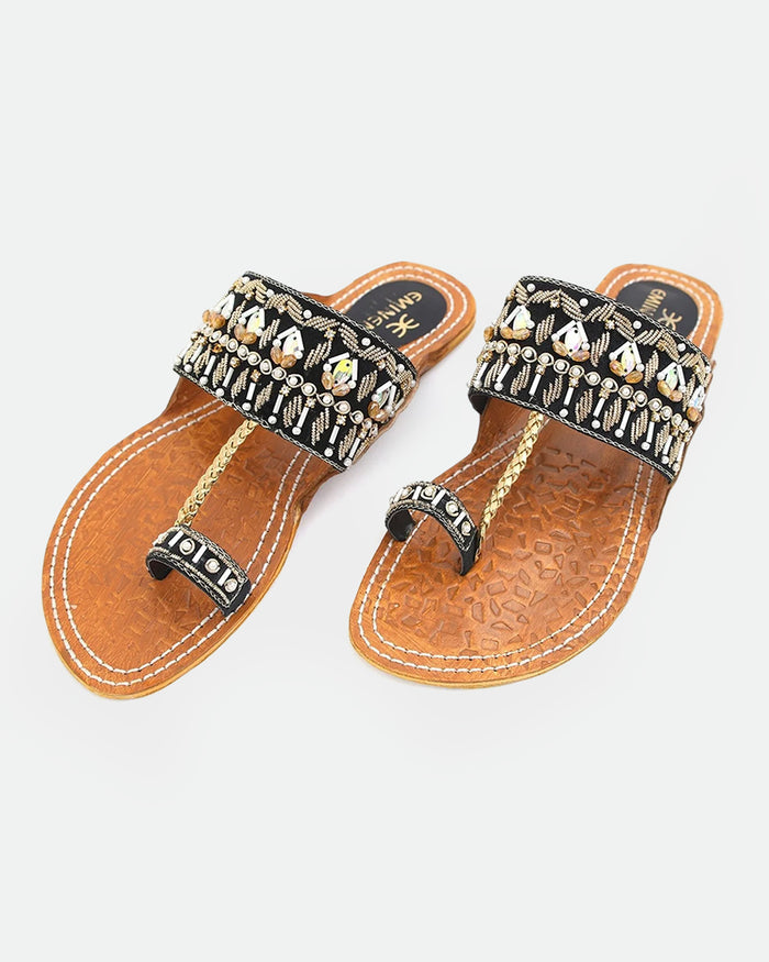 Women's Leather Kolhapuri