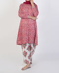 Eminent Women's Printed 02 PCS Suit - Maroon, Women Shalwar Suits, Eminent, Chase Value