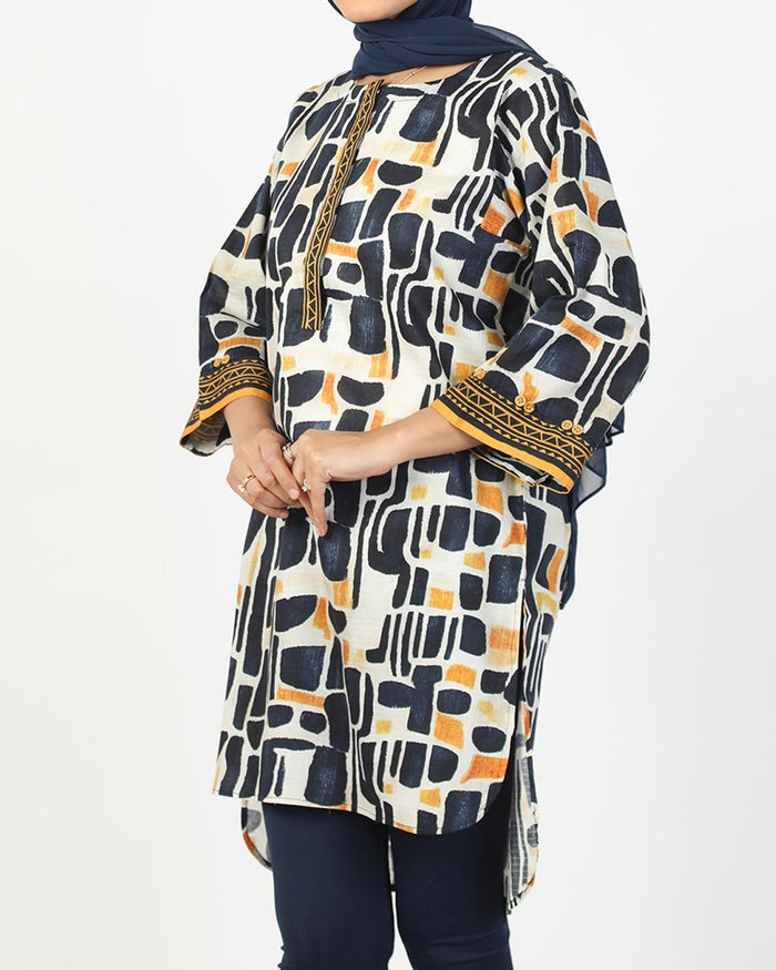 Monochrome Abstract Kurti ÃƒÆ’Ã†â€™Ãƒâ€ Ã¢â‚¬â„¢ÃƒÆ’Ã¢â‚¬Å¡Ãƒâ€šÃ‚Â¢ÃƒÆ’Ã†â€™Ãƒâ€šÃ‚Â¢ÃƒÆ’Ã‚Â¢ÃƒÂ¢Ã¢â‚¬Å¡Ã‚Â¬Ãƒâ€¦Ã‚Â¡ÃƒÆ’Ã¢â‚¬Å¡Ãƒâ€šÃ‚Â¬ÃƒÆ’Ã†â€™Ãƒâ€šÃ‚Â¢ÃƒÆ’Ã‚Â¢ÃƒÂ¢Ã¢â€šÂ¬Ã…Â¡Ãƒâ€šÃ‚Â¬ÃƒÆ’Ã¢â‚¬Â¦ÃƒÂ¢Ã¢â€šÂ¬Ã…â€œ Edgy & Effortless, Women Ready Kurtis, Eminent, Chase Value