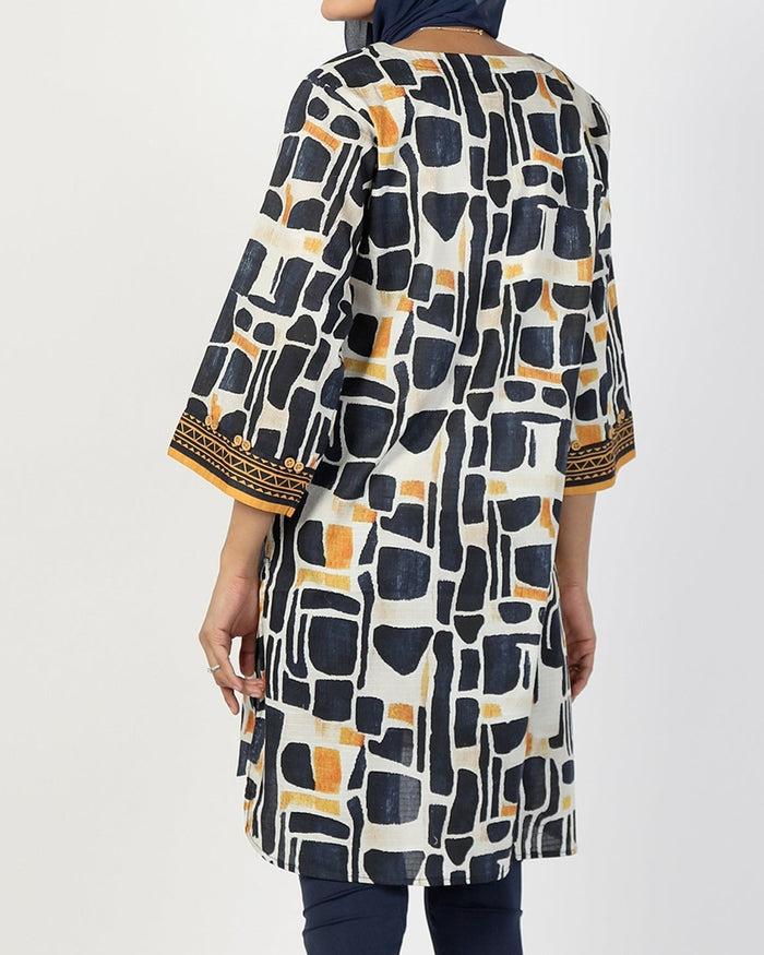 Monochrome Abstract Kurti ÃƒÆ’Ã†â€™Ãƒâ€ Ã¢â‚¬â„¢ÃƒÆ’Ã¢â‚¬Å¡Ãƒâ€šÃ‚Â¢ÃƒÆ’Ã†â€™Ãƒâ€šÃ‚Â¢ÃƒÆ’Ã‚Â¢ÃƒÂ¢Ã¢â‚¬Å¡Ã‚Â¬Ãƒâ€¦Ã‚Â¡ÃƒÆ’Ã¢â‚¬Å¡Ãƒâ€šÃ‚Â¬ÃƒÆ’Ã†â€™Ãƒâ€šÃ‚Â¢ÃƒÆ’Ã‚Â¢ÃƒÂ¢Ã¢â€šÂ¬Ã…Â¡Ãƒâ€šÃ‚Â¬ÃƒÆ’Ã¢â‚¬Â¦ÃƒÂ¢Ã¢â€šÂ¬Ã…â€œ Edgy & Effortless, Women Ready Kurtis, Eminent, Chase Value