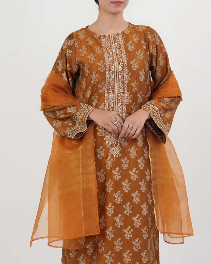 Women's Signature Embroidered 3 Pc