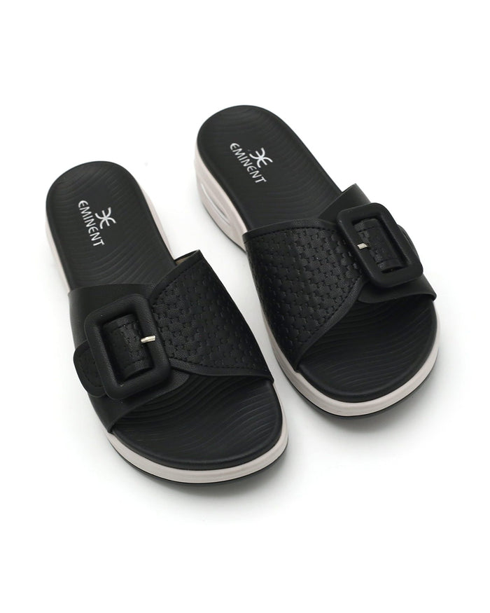 Eminent Women's Softy Slipper - Black, Women Slippers, Eminent, Chase Value