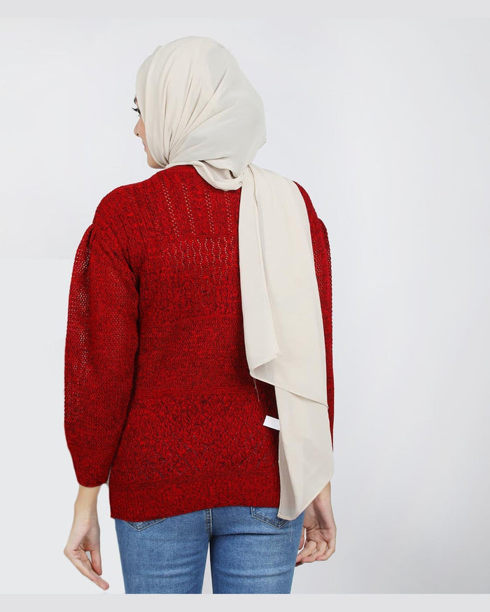 Eminent Women's Full Sleeves Sweater - Maroon, Women Sweaters, Eminent, Chase Value