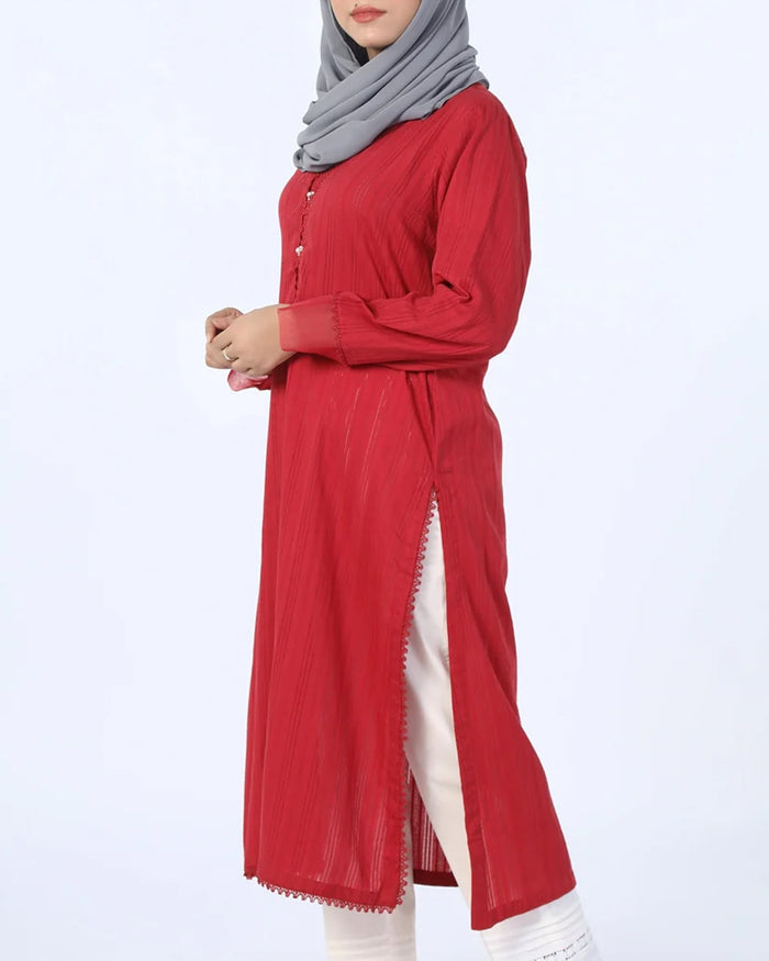 Women's Textured Kurti