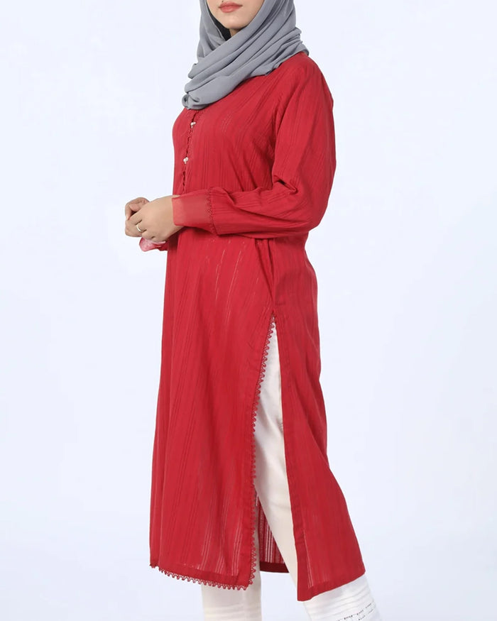 Women's Textured Kurti