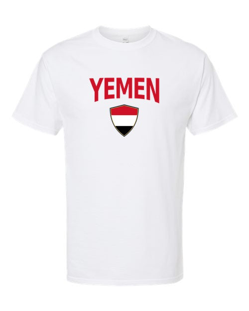 Yemen Arched Crest Soccer Tee — NYC Factory